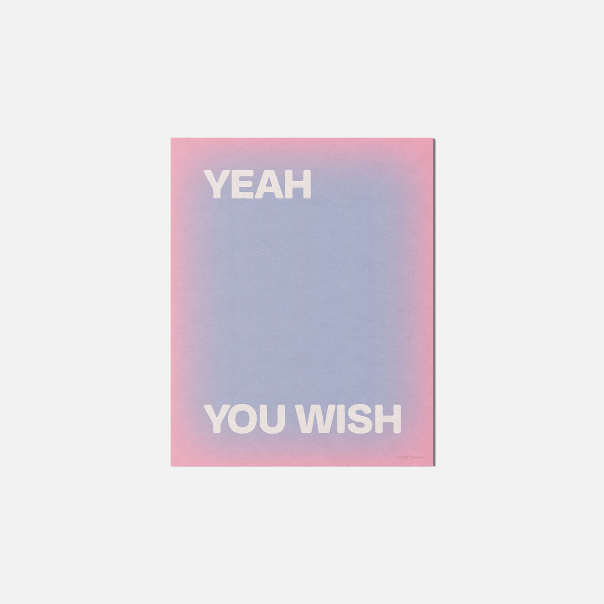 YOU WISH PRINT
