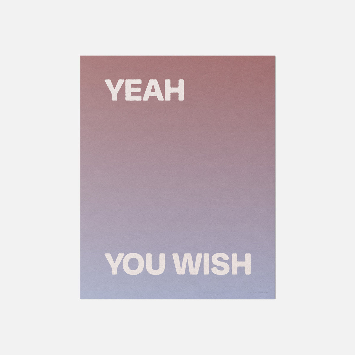 YOU WISH PRINT