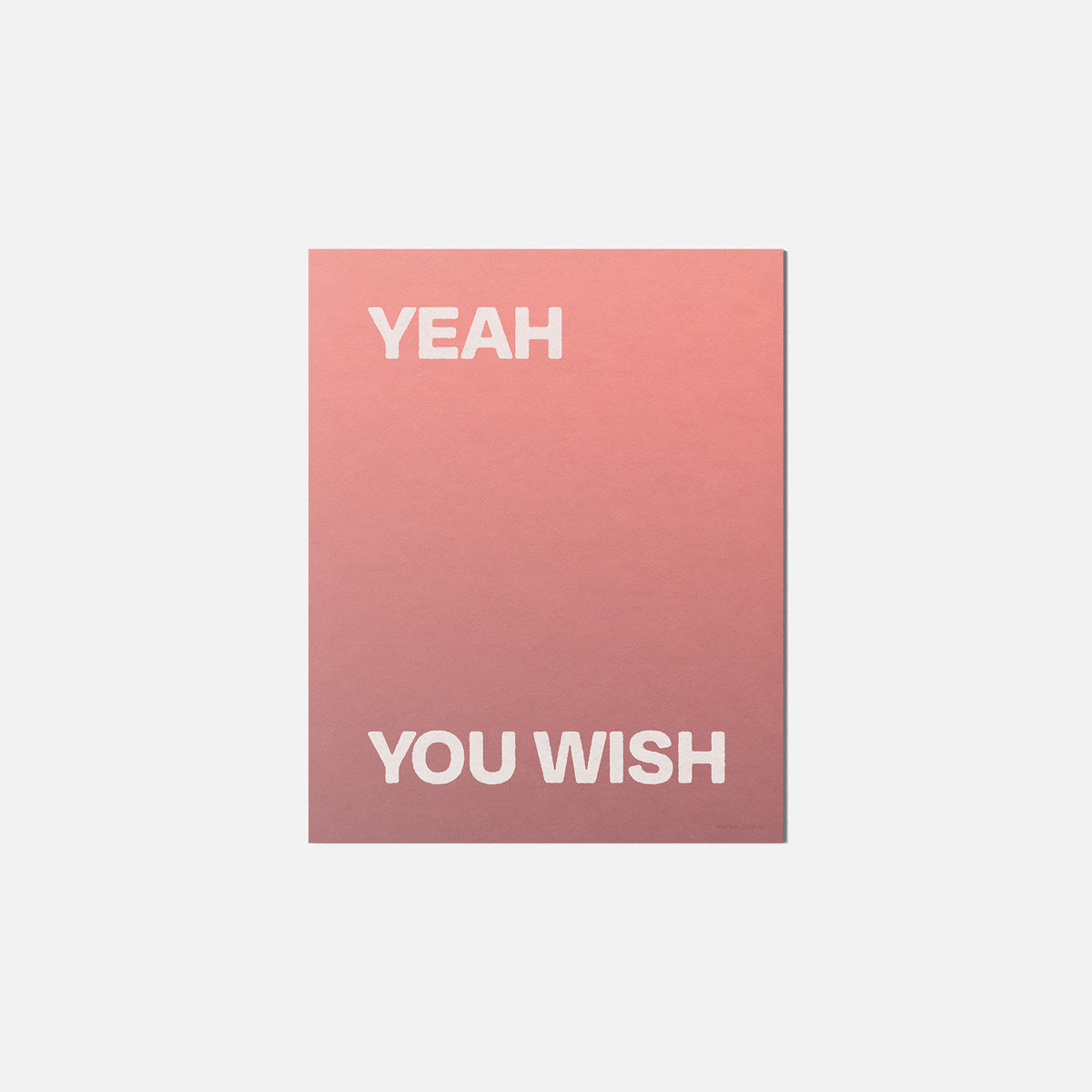 YOU WISH PRINT