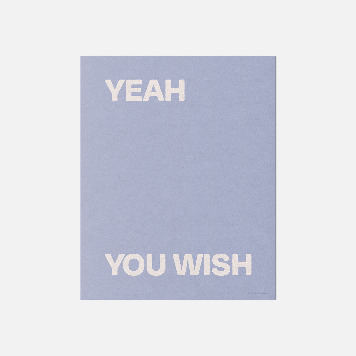 YOU WISH PRINT