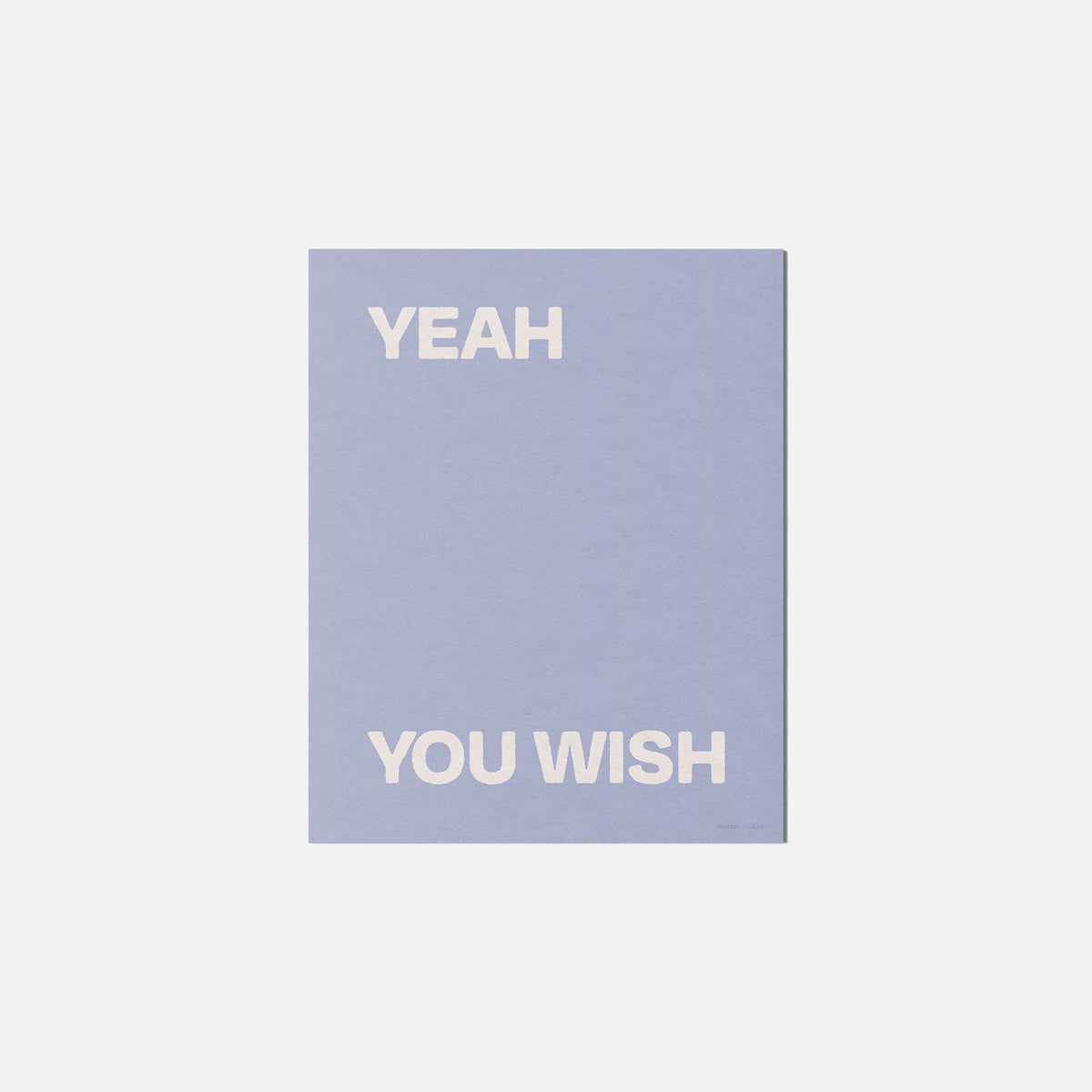 YOU WISH PRINT