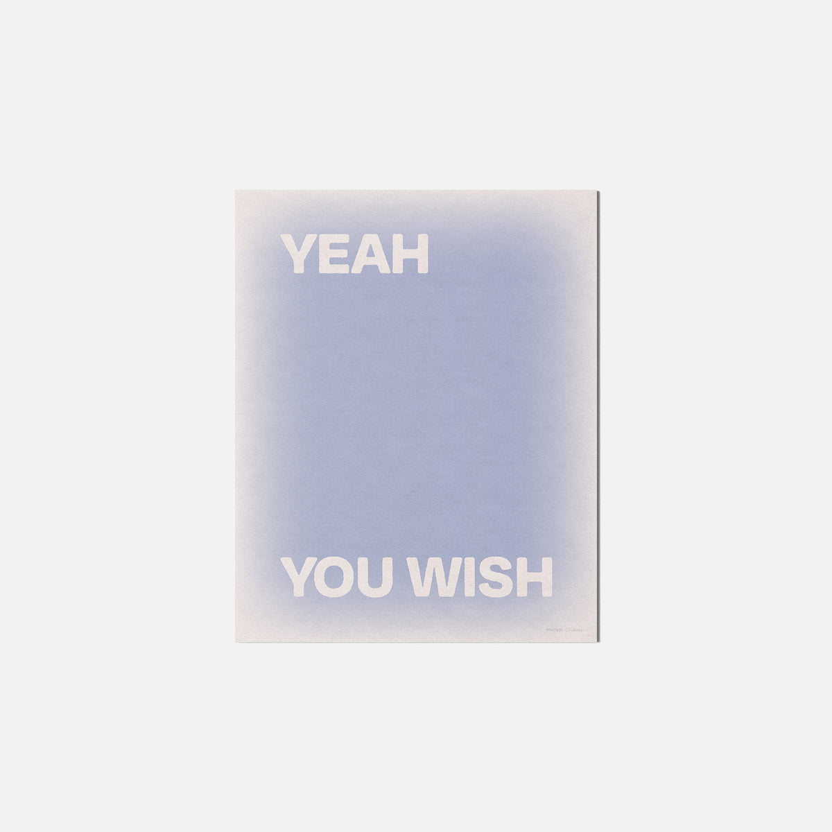 YOU WISH PRINT