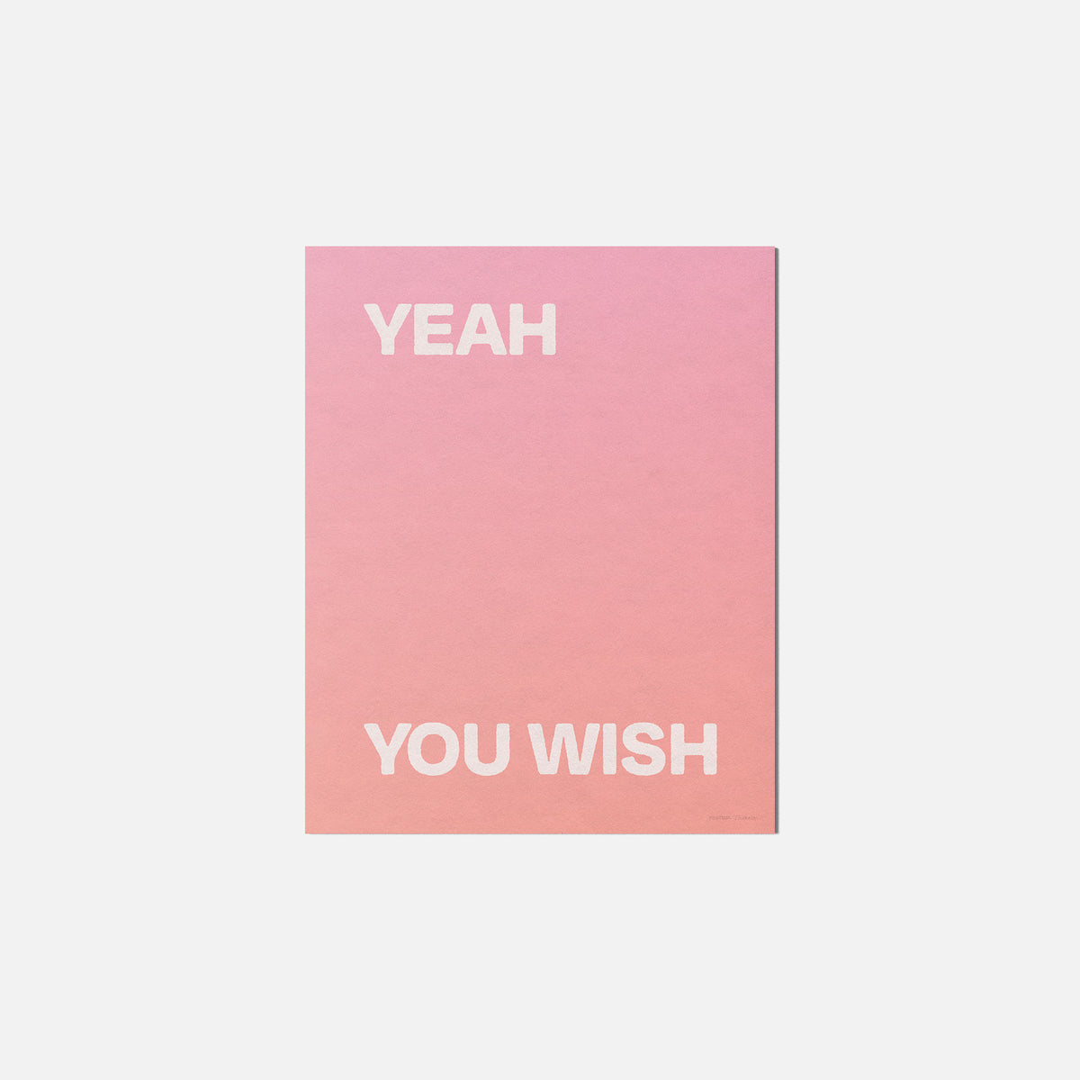 YOU WISH PRINT